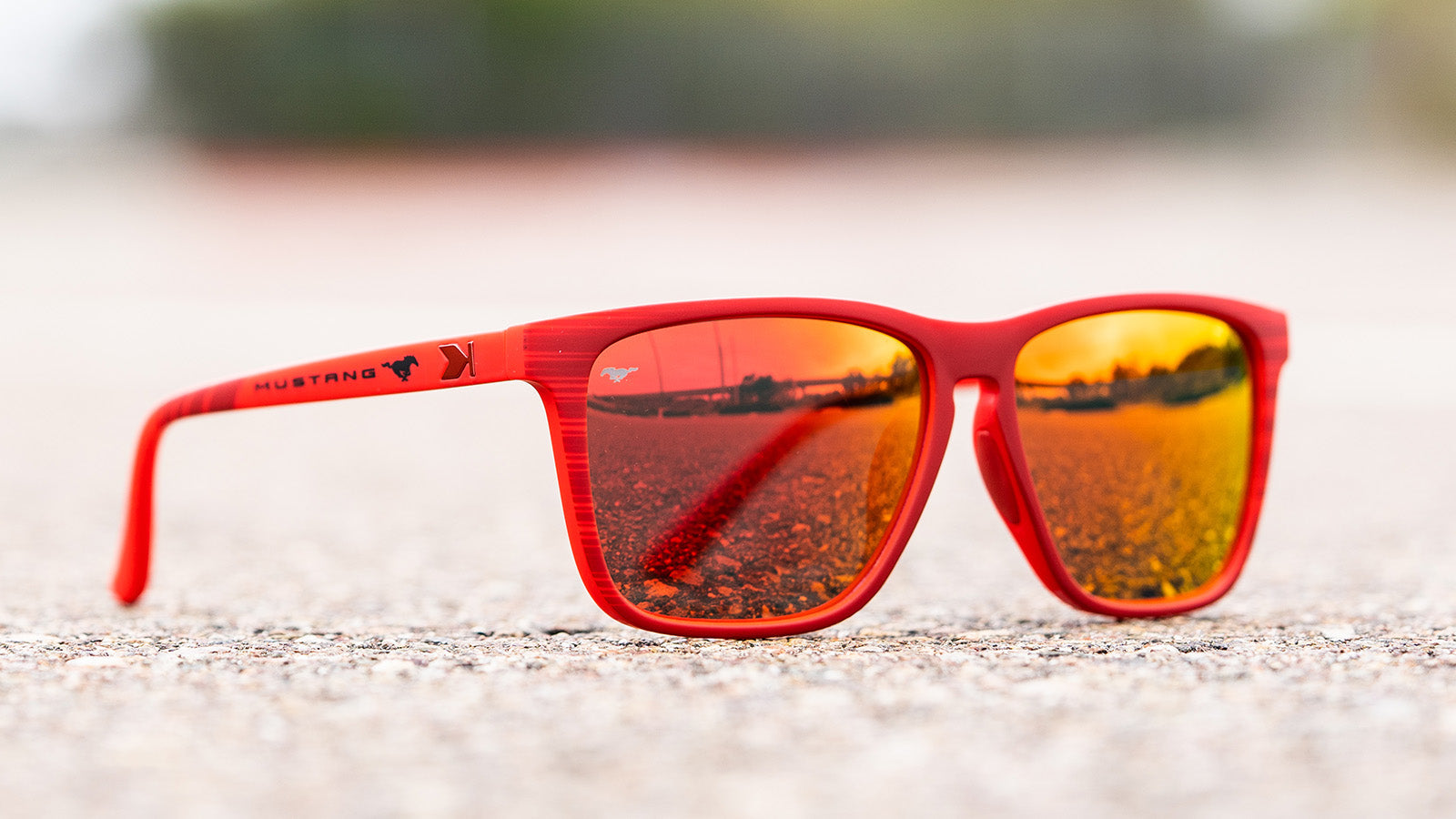 Ford Mustang Fast Lanes Sports Sunglasses by Knockaround, Flyover