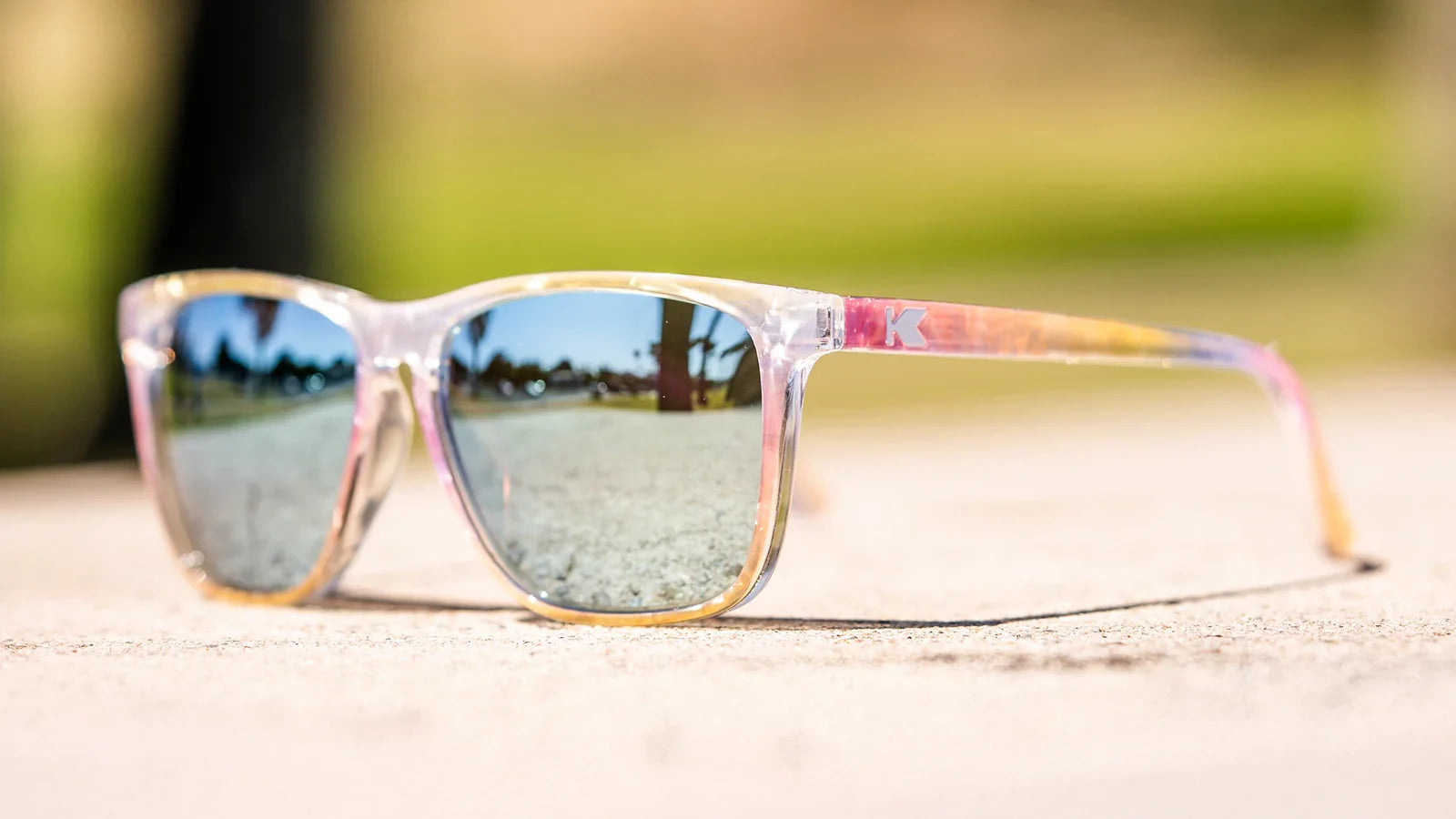 Rainbow Sno-Cone Fast Lanes Sunglasses, Flyover