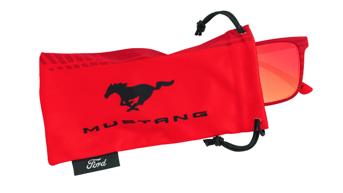 Ford Mustang Fast Lanes Sports Sunglasses by Knockaround, Pouch