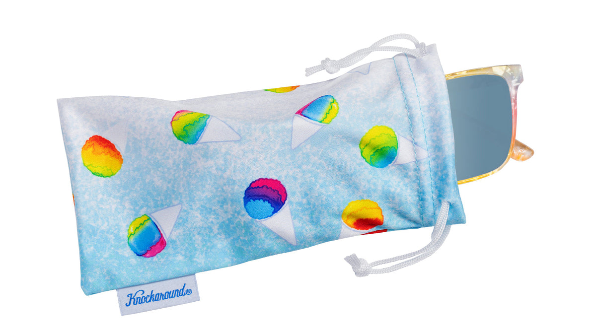 Rainbow Sno-Cone Fast Lanes Sunglasses, Pouch