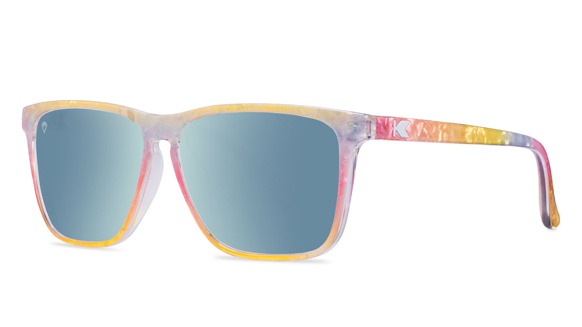 Rainbow Sno-Cone Fast Lanes Sunglasses, Threequarter