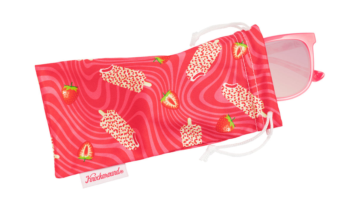 Strawberry Cake Pop Paso Robles Sunglasses, Pouch
