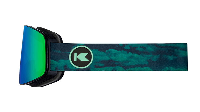 Knockaround Snow Goggles, Green Machine, Side