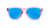 Knockaround Kids Sunglasses Pink Frames with Aqua Blue Lenses, Flyover