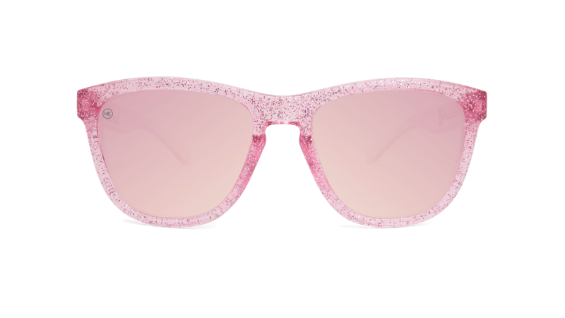 Kids Sunglasses with Pink Sparkle Frame and Pink Lenses, Flyover
