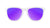 Sport Sunglasses with Clear Jelly Frame and Polarized Purple Lenses, Flyover