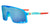 Sport Sunglasses with Blue Rubberized Frames and Polarized Aqua Lenses, Flyover