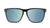 Sport Sunglasses with Jelly Black Frame and Polarized Sky Blue Lenses, Flyover