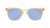 Sunglasses with Glossy Peach Frames and Polarized Snow Opal Lenses, Flyover
