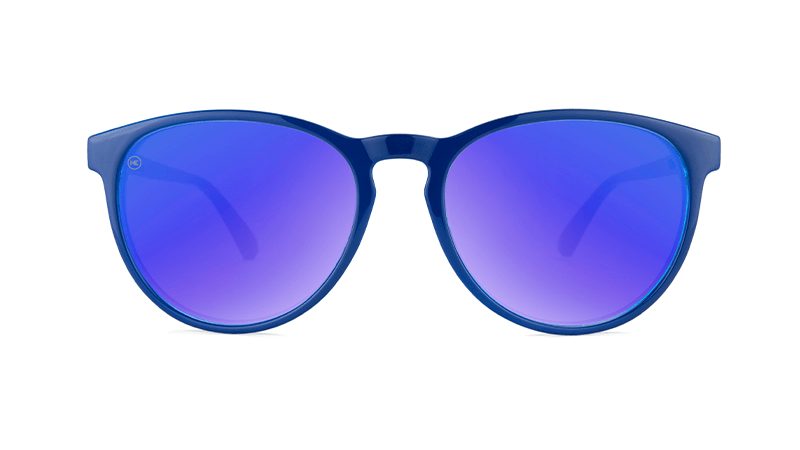 Sunglasses with Blueberry Geode Frames and Polarized Moonshine Lenses, Flyover