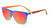 Sunglasses with Blue Frames and Polarized Red Lenses, Flyover