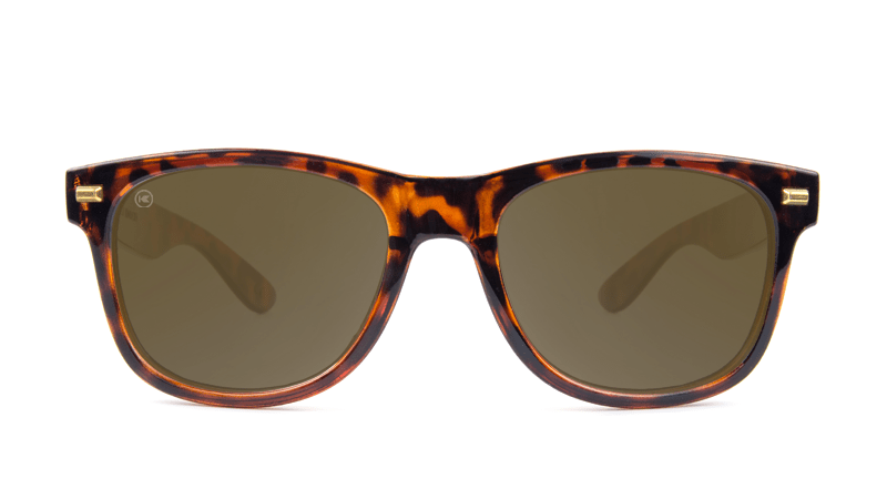 Fort Knocks Sunglasses with Tortoise Shell Frames and Brown Amber Lenses, Flyover