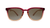 Sunglasses with Raspberry and Creme Beige Frames with Polarized Amber Lenses, Flyover