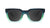 Sunglasses with Deep Blue to Light Blue Frames and Polarized Black Lenses, Flyover