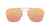 Sunglasses with Rose Gold Metal Frame and Polarized Copper Lenses, Flyover