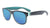 Sunglasses with Grey Frames and Polarized Aqua Lenses, Flyover