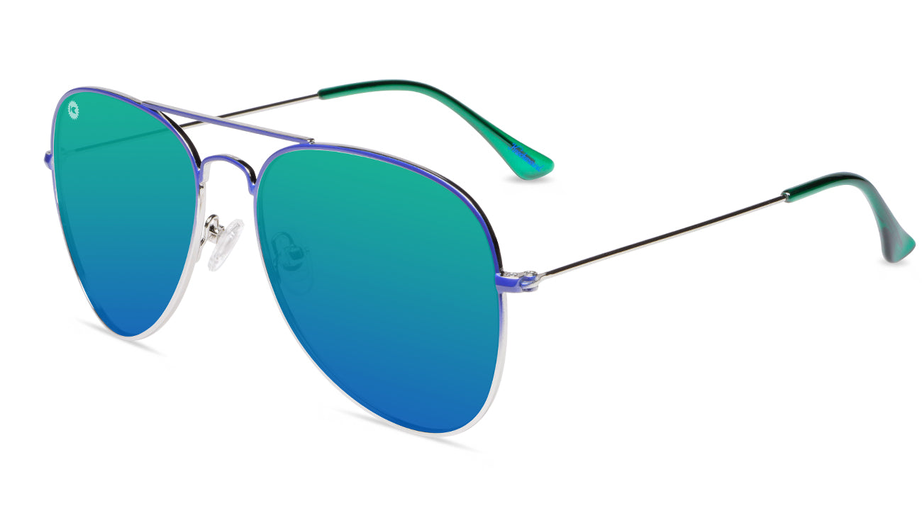 Teal aviator sunglasses deals