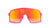 Kids Sunglasses with Hot Pink Frames and Red Sunset Lenses, Flyover