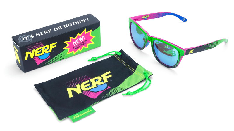 Knockaround Sunglasses - Premiums Sport- Nerf Blue Tinted Lens