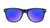 Fort Knocks Sunglasses with Matte Black Frames and Blue Moonshine Mirrored Lenses, Flyover